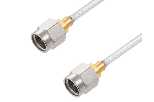 2.92mm Male to 2.92mm Male Cable Using PE-SR405AL Coax