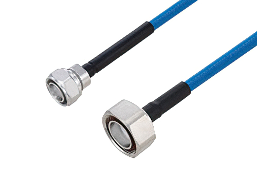 Plenum 4.3-10 Male to 7/16 DIN Male Low PIM Cable 200 cm Length Using SPP-250-LLPL Coax Using Times Microwave Parts