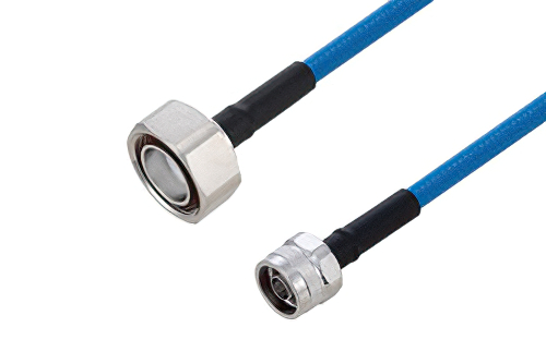 Plenum 7/16 DIN Male to N Male Low PIM Cable Using SPP-250-LLPL Coax Using Times Microwave Parts