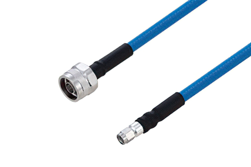 Plenum N Male to SMA Male Low PIM Cable 12 Inch Length Using SPP-250-LLPL Coax Using Times Microwave Parts