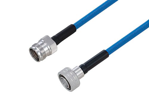 Plenum Snap-On 4.3-10 Male to 4.3-10 Female Low PIM Cable Using SPP-250-LLPL Coax Using Times Microwave Parts