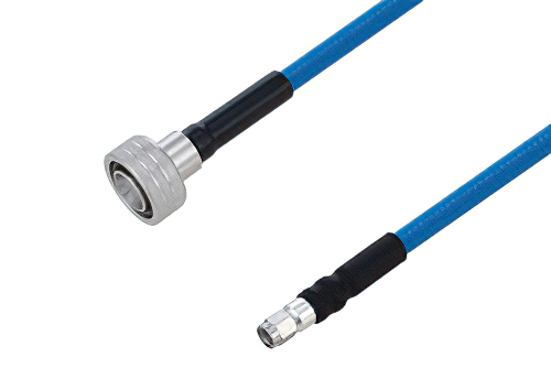 Plenum Snap-On 4.3-10 Male to SMA Male Low PIM Cable 60 Inch Length Using SPP-250-LLPL Coax Using Times Microwave Parts