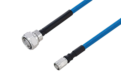 Plenum 4.3-10 Male to NEX10 Male Low PIM Cable 100 cm Length Using SPP-250-LLPL Coax Using Times Microwave Parts
