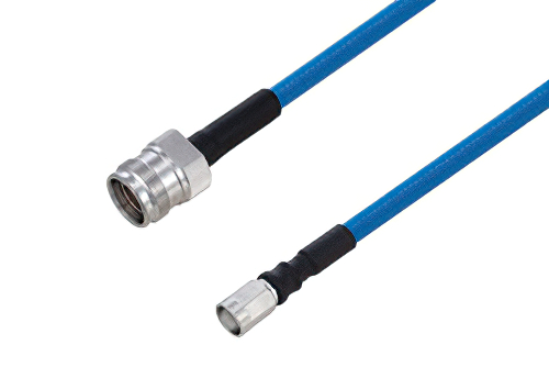 Plenum 4.3-10 Female to NEX10 Male Low PIM Cable 100 cm Length Using SPP-250-LLPL Coax Using Times Microwave Parts