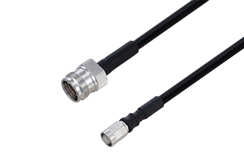 Outdoor Rated 4.3-10 Female to NEX10 Male Low PIM Cable Using SPO-250 Coax Using Times Microwave Parts