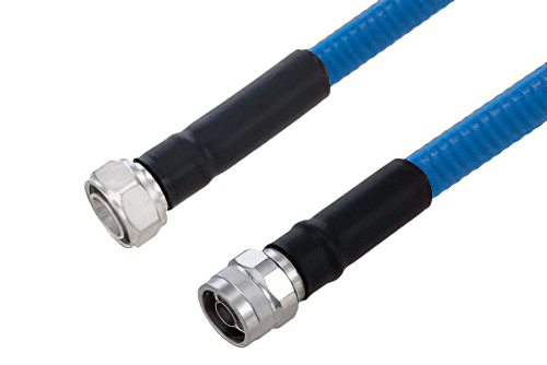 Plenum 4.3-10 Male to N Male Low PIM Cable Using SPP-500-LLPL Coax Using Times Microwave Parts