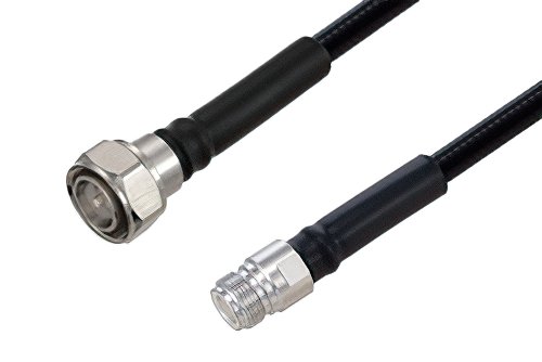 Outdoor Rated 4.3-10 Male to N Female Low PIM Cable Using SPO-375 Coax Using Times Microwave Parts