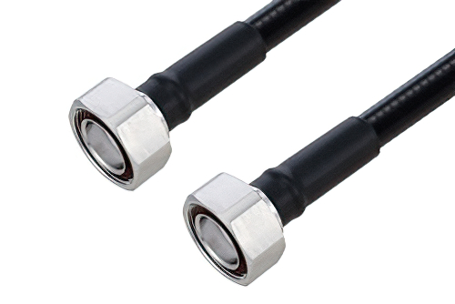 Outdoor Rated 7/16 DIN Male to 7/16 DIN Male Low PIM Cable 150 cm Length Using SPO-500 Coax Using Times Microwave Parts
