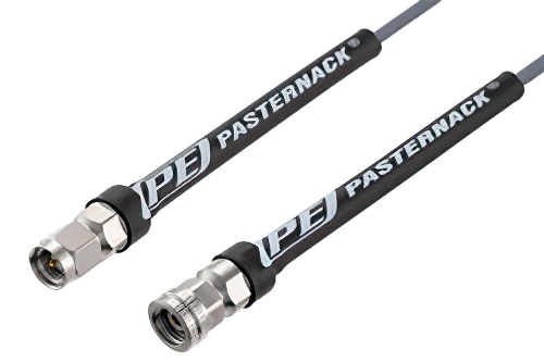 SMA Male to 1.85mm Male Cable 48 Inch Length Using PE-P103 Coax