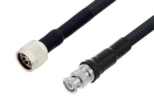 BNC Male to N Male Cable Using LMR-400 Coax
