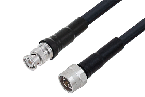 BNC Male to N Male Cable Using PE-C400 Coax