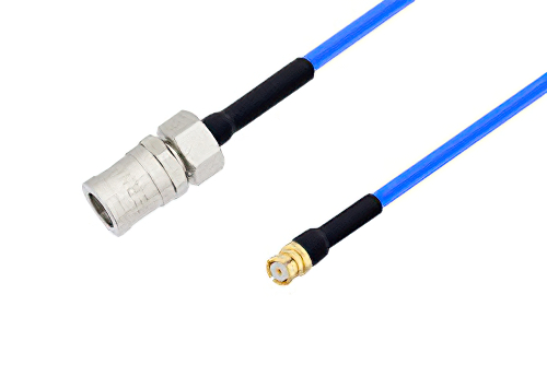 SMB Plug to SMP Female Cable 100 CM Length Using PE-P086 Coax