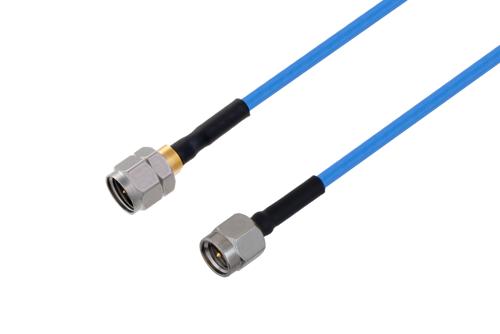 2.4mm Male to SMA Male Cable Using PE-P086HF Coax