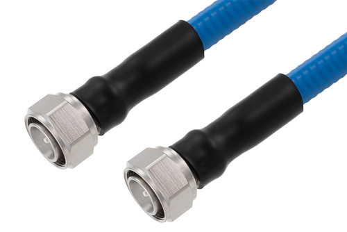 Plenum 4.3-10 Male to 4.3-10 Male Low PIM Cable Using SPP-500-LLPL Coax Using Times Microwave Parts