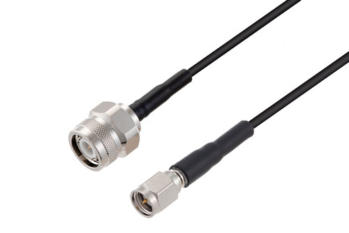 TNC Male to SMA Male Cable Using RG174 Coax