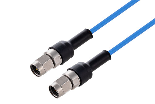 2.4mm Male to 2.4mm Male Cable Using PE-P086HF Coax , LF Solder