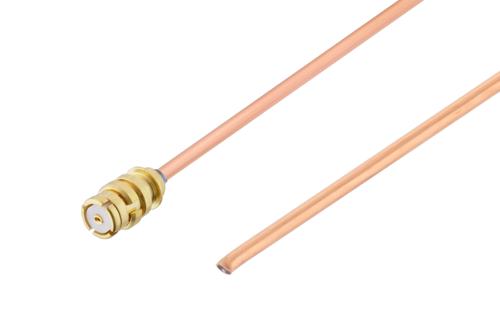 SMP Female to Straight Cut Lead Cable Using PE-047SR Coax