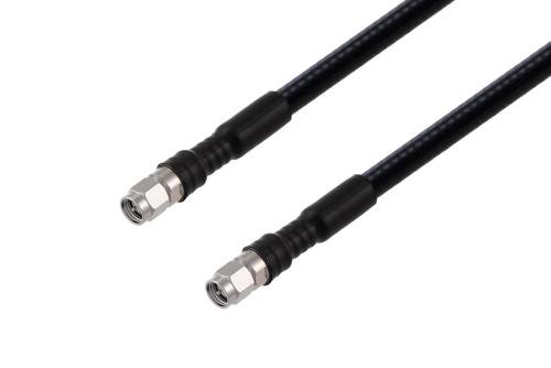 SMA Male to SMA Male Low PIM Cable Using 1/4 inch Superflexible Coax with HeatShrink