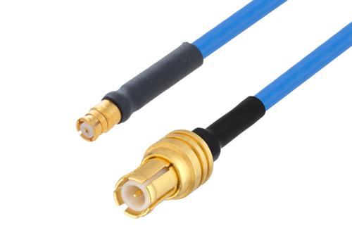 MCX Plug to SMP Female Cable Using PE-P086 Coax