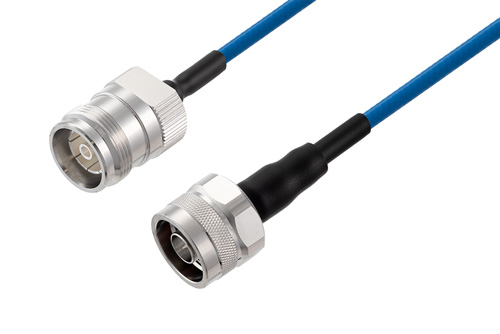 4.3-10 Female to N Male Low PIM Cable Using TFT-402 Coax Using Times Microwave Components