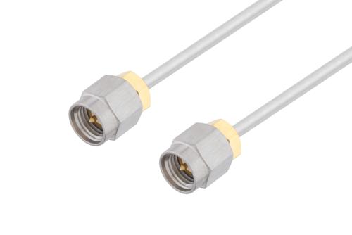 SMA Male to SMA Male Cable Using Tinned RG405 Coax