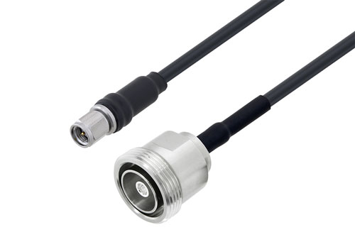 7/16 DIN Female to SMA Male Low Loss Cable Using LMR-195 Coax
