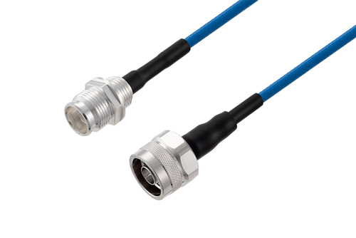 2.2-5 Female to N Male Low PIM Cable Using TFT-5G-402 Coax Using Times Microwave Components