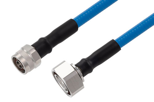 Plenum 7/16 DIN Male to N Male Cable Using SPP-375-LLPL Coax Using Times Microwave Components