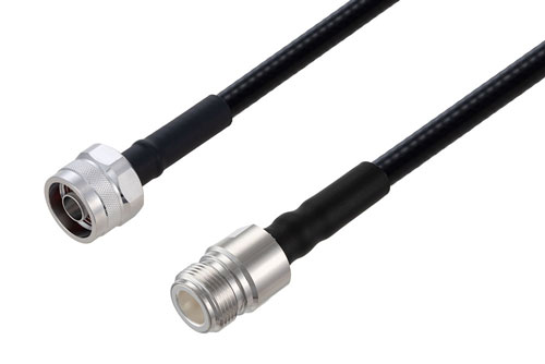 N Male to N Female Cable Using SPF-250 Coax