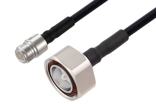 7/16 DIN Male to N Female Cable Using SPO-250 Coax