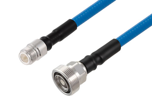 7/16 DIN Female to N Female Cable Using SPP-375-LLPL Coax