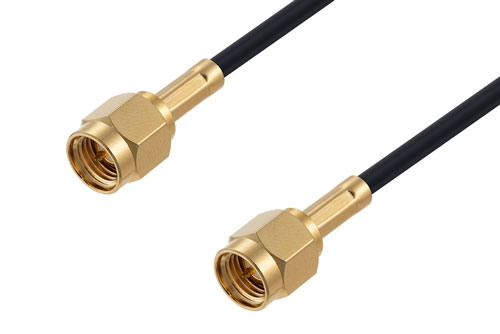 SMA Male to SMA Male Low Loss Cable Using LMR-100A-UF Coax