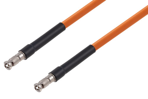 75 Ohm HD-BNC Male to 75 Ohm HD-BNC Male 12G SDI Cable Using 75 Ohm 4694R-OR Coax