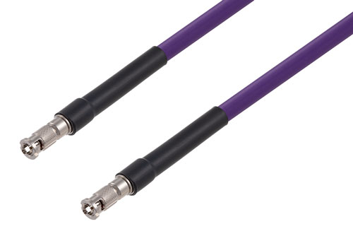 75 Ohm HD-BNC Male to 75 Ohm HD-BNC Male 12G SDI Cable Using 75 Ohm 4694R-VL Coax