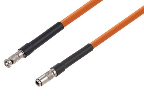 75 Ohm HD-BNC Male to 75 Ohm 1.0/2.3 Male 12G SDI Cable Using 75 Ohm 4694R-OR Coax