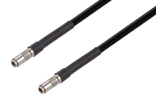 75 Ohm 1.0/2.3 Male to 75 Ohm 1.0/2.3 Male 12G SDI Cable Using 75 Ohm 4694R-BK Coax