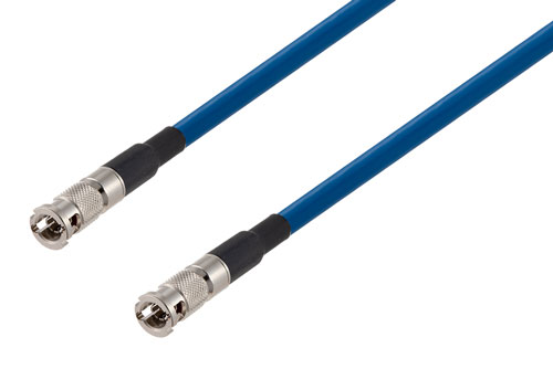 75 Ohm HD-BNC Male to 75 Ohm HD-BNC Male 12G SDI Cable Using 75 Ohm 4855R-BL Coax