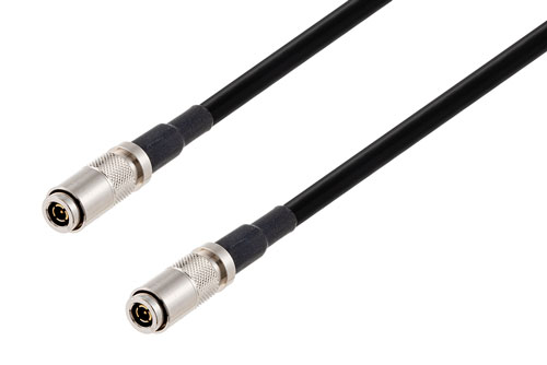 75 Ohm 1.0/2.3 Male to 75 Ohm 1.0/2.3 Male 12G SDI Cable Using 75 Ohm 4855R-BK Coax