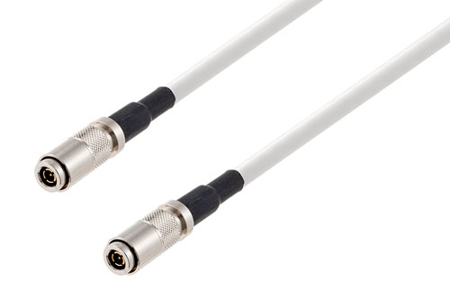 75 Ohm 1.0/2.3 Male to 75 Ohm 1.0/2.3 Male 12G SDI Cable Using 75 Ohm 4855R-WH Coax