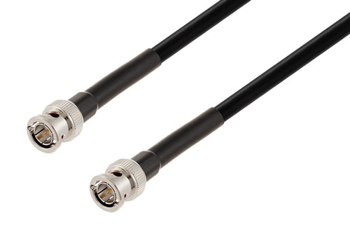 75 Ohm BNC Male to 75 Ohm BNC Male 6G SDI Cable Using 75 Ohm 1694A-BK Coax