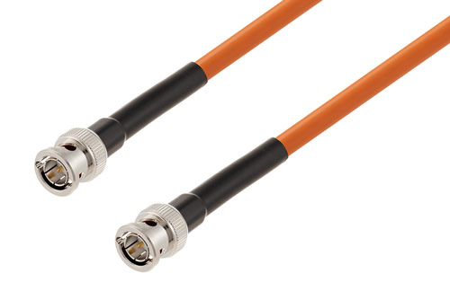 75 Ohm BNC Male to 75 Ohm BNC Male 6G SDI Cable Using 75 Ohm 1694A-OR Coax
