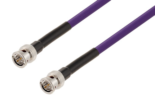 75 Ohm BNC Male to 75 Ohm BNC Male 6G SDI Cable Using 75 Ohm 1694A-VL Coax