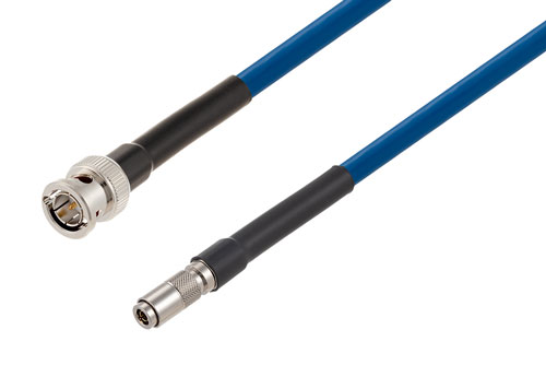 75 Ohm BNC Male to 75 Ohm 1.0/2.3 Male 6G SDI Cable Using 75 Ohm 1694A-BL Coax