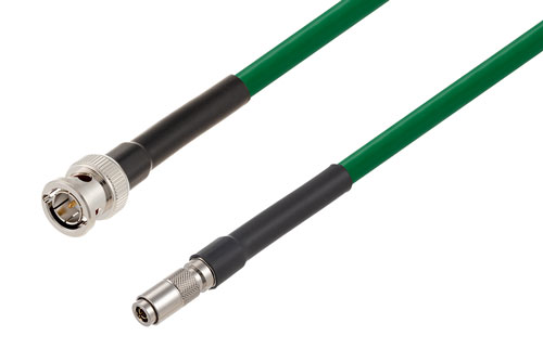 75 Ohm BNC Male to 75 Ohm 1.0/2.3 Male 6G SDI Cable Using 75 Ohm 1694A-GR Coax