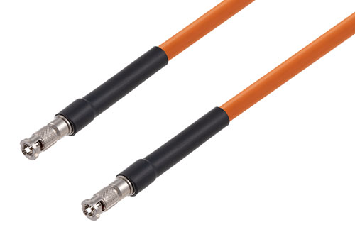75 Ohm HD-BNC Male to 75 Ohm HD-BNC Male 6G SDI Cable Using 75 Ohm 1694A-OR Coax