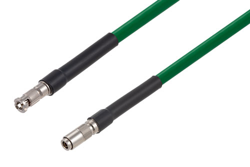 75 Ohm HD-BNC Male to 75 Ohm 1.0/2.3 Male 6G SDI Cable Using 75 Ohm 1694A-GR Coax