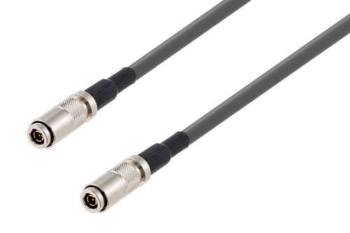 75 Ohm 1.0/2.3 Male to 75 Ohm 1.0/2.3 Male 6G SDI Cable Using 75 Ohm 1855A-GY Coax