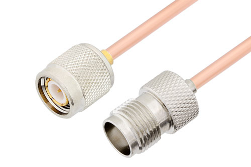 TNC Male to TNC Female Cable Using RG402 Coax