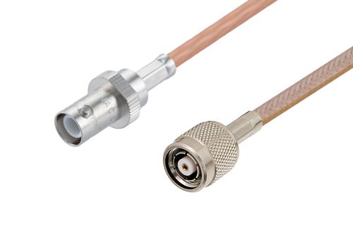 Reverse Polarity BNC Female to Reverse Polarity TNC Male Cable Using RG400 Coax