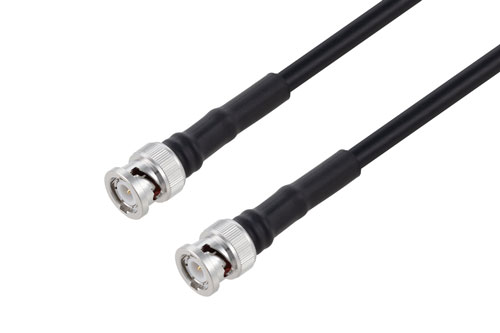 BNC Male to BNC Male Low Loss Cable Using TCOM-240 Coax with Times Microwave Components